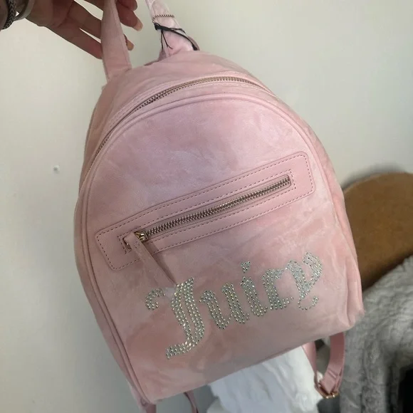 Juicy Couture | Bags | Juicy Couture Pink Glittery Backpack  display picture 1